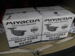 Kabel CCTV Coaxial Power RG6+P Miyacom 300 meter 95% Braid 75ohm
