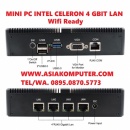 Mini PC Intel Celeron 4 Lan Router UTM Firewall